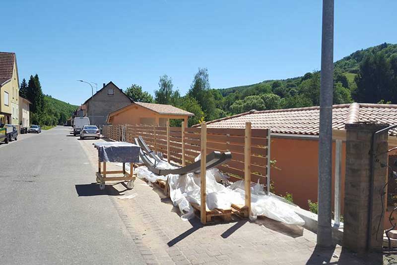 Montage Sonnendach